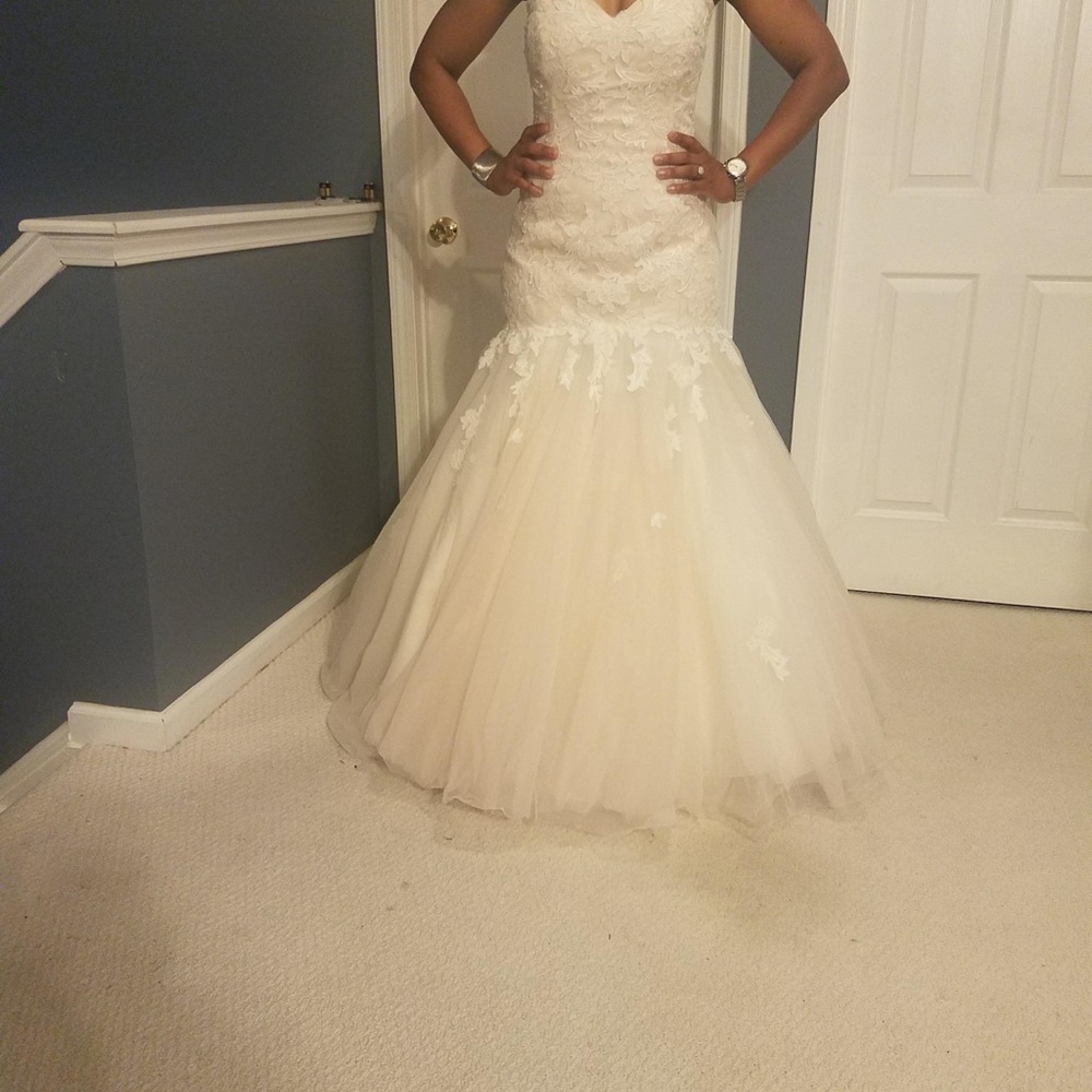 Beautiful wedding gown